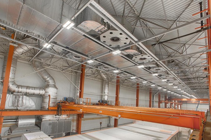 Состав оборудования зон открытой окраски